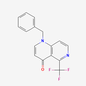 1-benzyl-5-(trifluoromethyl)-1,6-naphthyridin-4(1H)-one