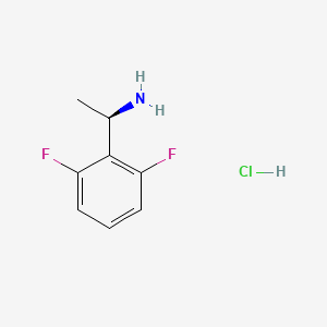 molecular formula C8H10ClF2N B591820 (r)-1-(2,6-二氟苯基)乙胺盐酸盐 CAS No. 1309598-72-8