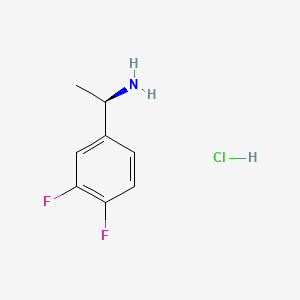 molecular formula C8H10ClF2N B591827 (R)-1-(3,4-Difluorophenyl)ethanamine hydrochloride CAS No. 441074-81-3