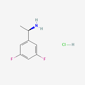 molecular formula C8H10ClF2N B591831 (R)-1-(3,5-Difluorophenyl)ethanamine hydrochloride CAS No. 321318-28-9