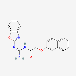 N-(1,3-BENZOXAZOL-2-YL)-N''-[2-(2-NAPHTHYLOXY)ACETYL]GUANIDINE