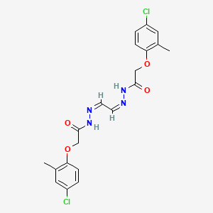 N',N''-1,2-ethanediylidenebis[2-(4-chloro-2-methylphenoxy)acetohydrazide]