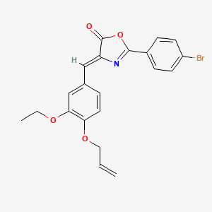 4-[4-(allyloxy)-3-ethoxybenzylidene]-2-(4-bromophenyl)-1,3-oxazol-5(4H)-one