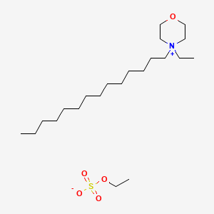 molecular formula C22H47NO5S B591840 Morpholinium, 4-ethyl-4-tetradecyl-, ethyl sulfate CAS No. 139072-43-8