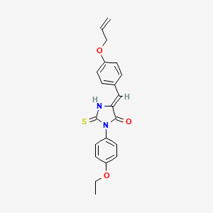 5-[4-(allyloxy)benzylidene]-3-(4-ethoxyphenyl)-2-thioxo-4-imidazolidinone