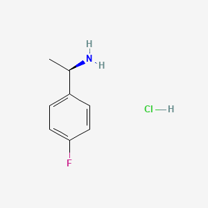 molecular formula C8H11ClFN B591847 (R)-1-(4-氟苯基)乙胺盐酸盐 CAS No. 321318-42-7