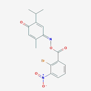 [(Z)-(2-methyl-4-oxo-5-propan-2-ylcyclohexa-2,5-dien-1-ylidene)amino] 2-bromo-3-nitrobenzoate