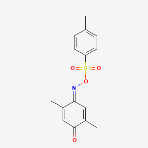 [(E)-(2,5-dimethyl-4-oxocyclohexa-2,5-dien-1-ylidene)amino] 4-methylbenzenesulfonate