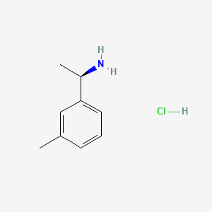 molecular formula C9H14ClN B591850 (R)-1-(m-Tolyl)ethanamine hydrochloride CAS No. 1167414-88-1