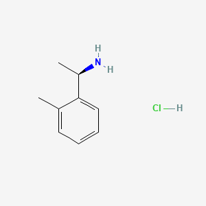 molecular formula C9H14ClN B591852 (R)-1-(o-Tolyl)ethanamine hydrochloride CAS No. 856562-88-4