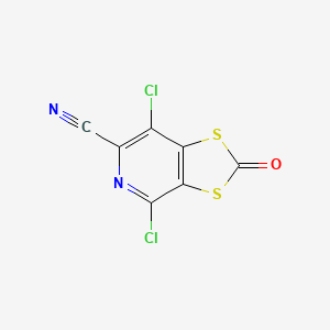 4,7-DICHLORO-2-OXO-2H-[1,3]DITHIOLO[4,5-C]PYRIDINE-6-CARBONITRILE