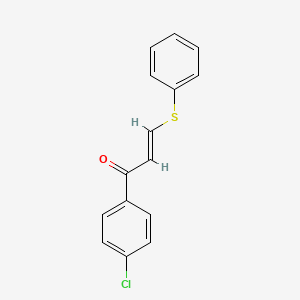 1-(4-chlorophenyl)-3-(phenylthio)-2-propen-1-one