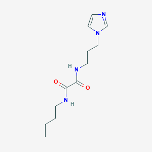 N-butyl-N'-[3-(1H-imidazol-1-yl)propyl]ethanediamide