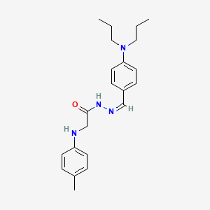 N'-[4-(dipropylamino)benzylidene]-2-[(4-methylphenyl)amino]acetohydrazide