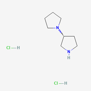 molecular formula C8H18Cl2N2 B591862 (R)-1,3'-联吡咯烷二盐酸盐 CAS No. 913702-34-8