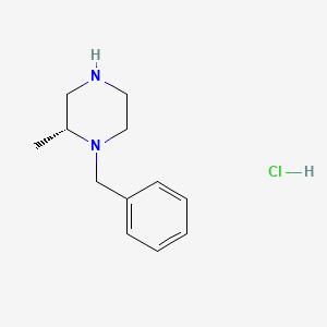 molecular formula C12H19ClN2 B591865 (R)-1-Benzyl-2-methylpiperazine hydrochloride CAS No. 1588480-39-0