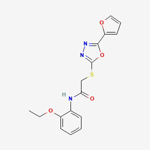 N-(2-ethoxyphenyl)-2-{[5-(furan-2-yl)-1,3,4-oxadiazol-2-yl]sulfanyl}acetamide