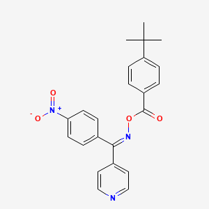 [(E)-[(4-nitrophenyl)-pyridin-4-ylmethylidene]amino] 4-tert-butylbenzoate