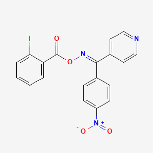 [(E)-[(4-nitrophenyl)-pyridin-4-ylmethylidene]amino] 2-iodobenzoate