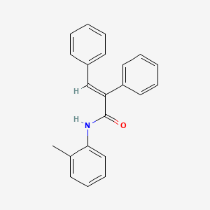 N-(2-methylphenyl)-2,3-diphenylacrylamide