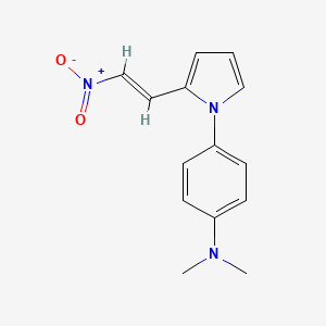 N,N-dimethyl-4-[2-(2-nitrovinyl)-1H-pyrrol-1-yl]aniline