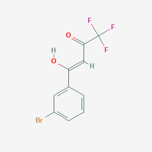 (Z)-4-(3-bromophenyl)-1,1,1-trifluoro-4-hydroxybut-3-en-2-one