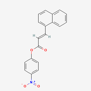 4-nitrophenyl 3-(1-naphthyl)acrylate