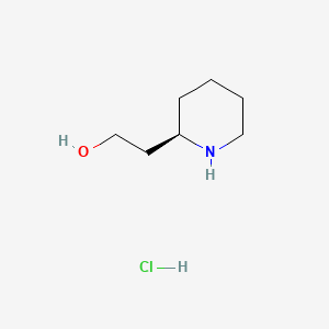 molecular formula C7H16ClNO B591889 (R)-2-(哌啶-2-基)乙醇盐酸盐 CAS No. 787622-24-6