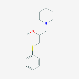 Propan-2-ol, 1-phenylthio-3-(1-piperidyl)-