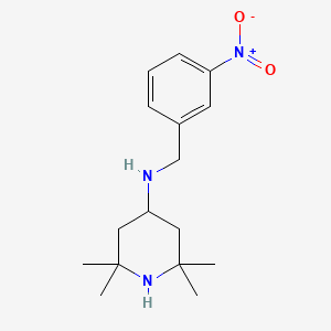 2,2,6,6-tetramethyl-N-[(3-nitrophenyl)methyl]piperidin-4-amine