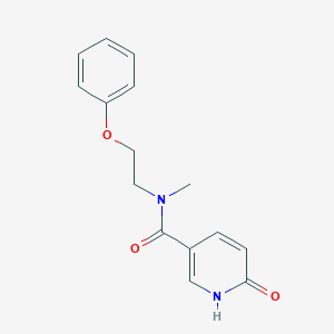 N-methyl-6-oxo-N-(2-phenoxyethyl)-1,6-dihydropyridine-3-carboxamide