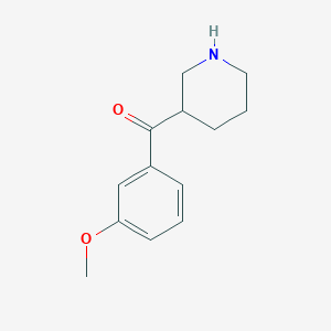 (3-Methoxyphenyl)(piperidin-3-yl)methanone