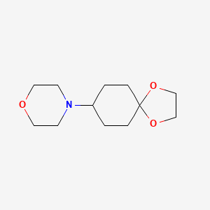 molecular formula C12H21NO3 B591911 4-(1,4-二氧杂螺[4.5]癸-8-基)吗啉 CAS No. 127562-53-2