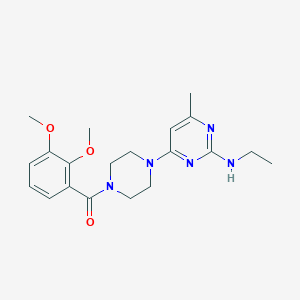 4-[4-(2,3-dimethoxybenzoyl)-1-piperazinyl]-N-ethyl-6-methyl-2-pyrimidinamine