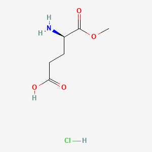 molecular formula C6H12ClNO4 B591925 (R)-4-氨基-5-甲氧基-5-氧代戊酸盐酸盐 CAS No. 187458-77-1