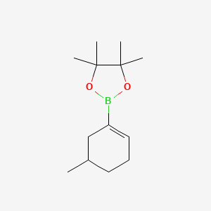 4,4,5,5-Tetramethyl-2-(5-methylcyclohex-1-en-1-yl)-1,3,2-dioxaborolane