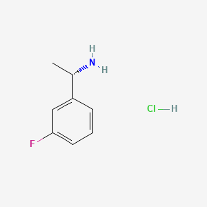 molecular formula C8H11ClFN B591941 (S)-1-(3-Fluorophenyl)ethylamine hydrochloride CAS No. 321429-48-5