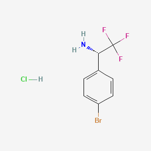 (S)-1-(4-Bromophenyl)-2,2,2-trifluoroethanamine hydrochloride