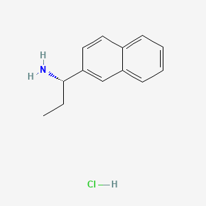 molecular formula C13H16ClN B591957 (S)-1-(Naphthalen-2-yl)propan-1-amine hydrochloride CAS No. 1810074-89-5