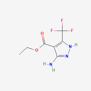 ethyl 3-amino-5-(trifluoromethyl)-1H-pyrazole-4-carboxylate