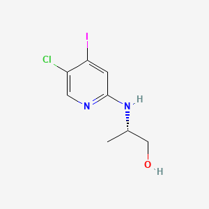 (S)-2-((5-Chloro-4-iodopyridin-2-yl)amino)propan-1-ol