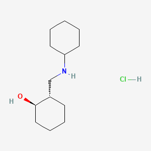 molecular formula C13H26ClNO B591968 2-trans-(Cyclohexylaminomethyl)-1-cyclohexanol hydrochloride CAS No. 126675-35-2