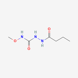 molecular formula C6H13N3O3 B591993 2-Butyryl-N-methoxyhydrazinecarboxamide CAS No. 135302-15-7