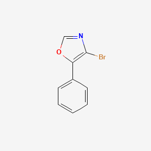 molecular formula C9H6BrNO B592006 4-溴-5-苯基噁唑 CAS No. 740806-67-1