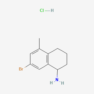 7-Bromo-5-methyl-1,2,3,4-tetrahydronaphthalen-1-amine hydrochloride