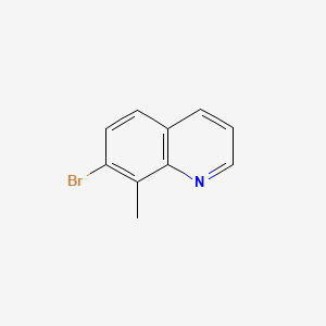 molecular formula C10H8BrN B592043 7-溴-8-甲基喹啉 CAS No. 809248-61-1