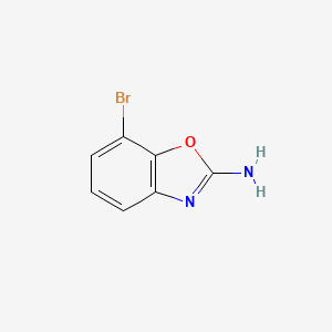 molecular formula C7H5BrN2O B592044 7-Bromobenzo[d]oxazol-2-amine CAS No. 1211527-07-9