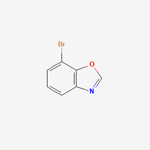 molecular formula C7H4BrNO B592045 7-Bromobenzo[d]oxazole CAS No. 885270-14-4