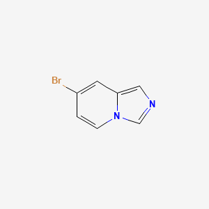 molecular formula C7H5BrN2 B592049 7-溴咪唑并[1,5-a]吡啶 CAS No. 865156-48-5