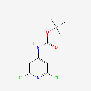 molecular formula C10H12Cl2N2O2 B592120 tert-Butyl (2,6-dichloropyridin-4-yl)carbamate CAS No. 501907-61-5